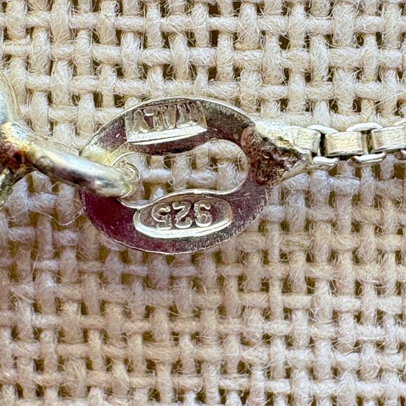 Sterling Silver 925 Egyptian Ankh Pendant Necklace Spring Ring Size 18" Length - Picture 11 of 16